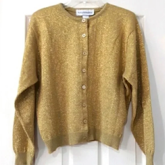 Norton McNaughton Gold Cardigan - Picture 4 of 4